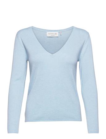 Pullover Ls Villapaita Sininen Rosemunde