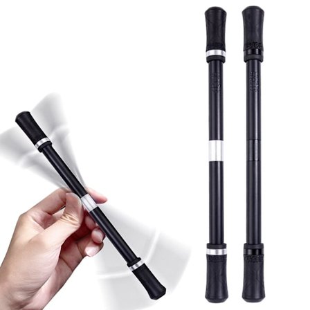 2 stk. Pen Spinner Pen Spinning Gaming Penne Flyvende Pen Med Vægtede Stål Kugleender Spil Pen Spinning Mod Roterende Pen Flyvende