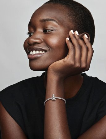 Pandora Angel Sterling Silver Charm - Silver - ONE SIZE