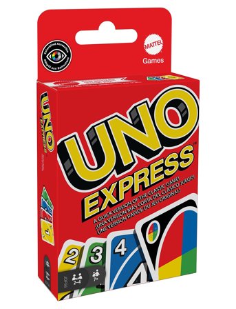 Mattel Games Games Uno Express Card Game For Game Night - Multi/patterned - ONE SIZE