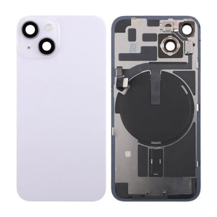 iPhone 14 Baksida Glas med lins samt tejp - Lila