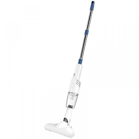 2-i-1 sladdad dammsugare utan dammpåse med cyklonteknik och HEPA-filter