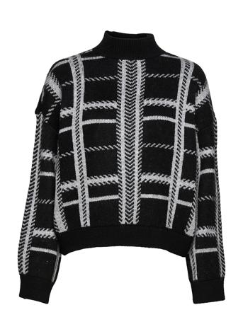 Onlberna L/S Highneck Pullover Cs Knt Black ONLY