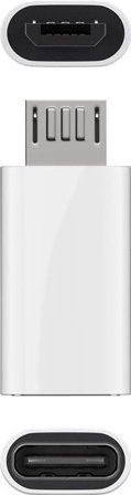Goobay USB-adapter USB-C til MicroUSB - hvit