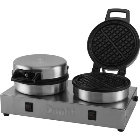 Dualit Dobbelt vaffeljern - Rustfri stål | KitchenOne