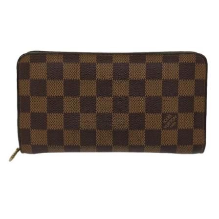 Louis Vuitton Vintage, Pre-owned Canvas Wallet Bruin, Dames, Maat:ONE Size