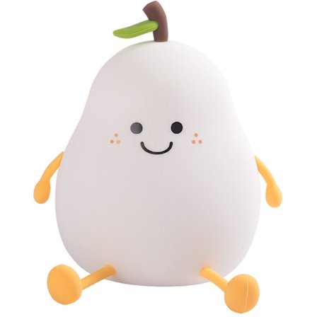 Nattlampe for barn, Timer, Sikker for barn, USB-oppladbar, LED, Pære, RGB-farger, Dimbar, Belysning for babyrom