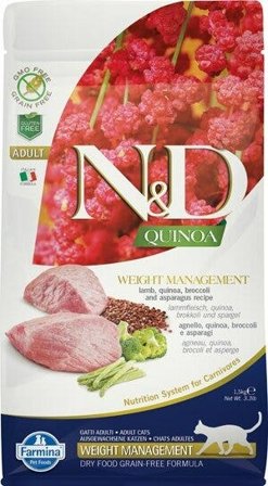 Farmin N&D Weight management Agnello E Quinoa Per Gatti Adulti