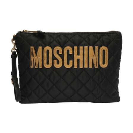 Moschino, Toilet Bags Zwart, Dames, Maat:ONE Size