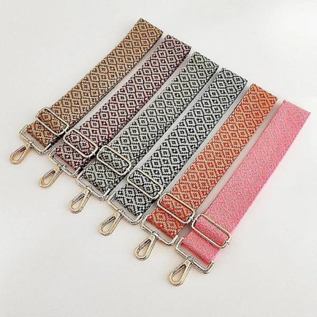 Justerbar väskrem, axelrem, bred Grön