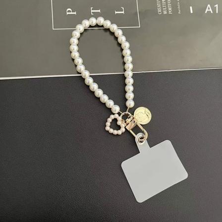 IC Kort Perle Lanyard Mode Rhinestone Vedhæng Vedhæng Mobil P A1