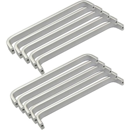 10 stk. Qrity Mini Aluminium Køkkenskab Dørhåndtag Skab