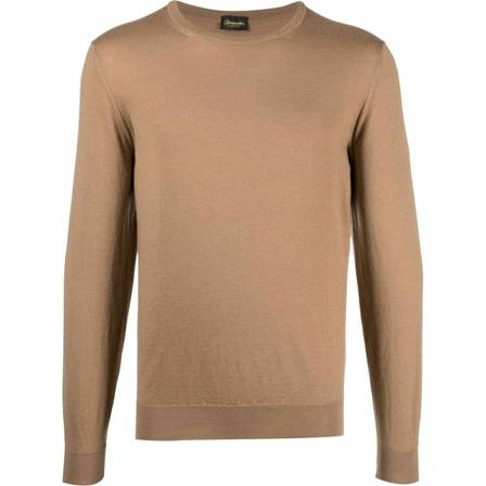 Drumohr - Stickade Tröjor - Beige - Herr - Storlek: 4xl, Herr, Storlek: 4XL