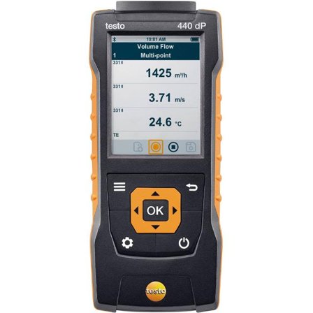 Testo 440 dP Multi-instrument for ventilasjon og inneklima, Måleinstrumenter