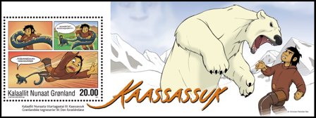 Grønland - Tegneserie III - Postfrisk miniark