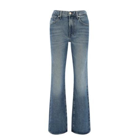 7 For All Mankind, Flared Jeans Blauw, Dames, Maat:W27