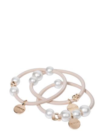 Hair Tie Pearls "Vintage" 3-Pack Accessories Hair Accessories Scrunchies Cream Corinne