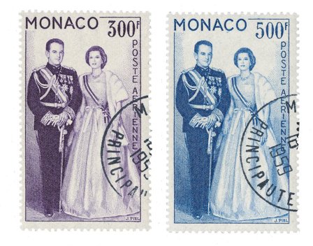 Monaco YT A71-72 - Stemplet
