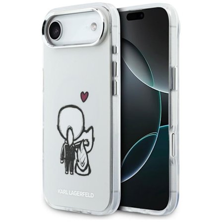 Karl Lagerfeld Mobilcover Til iPhone Air Magsafe Karl & Choupette Bagside
