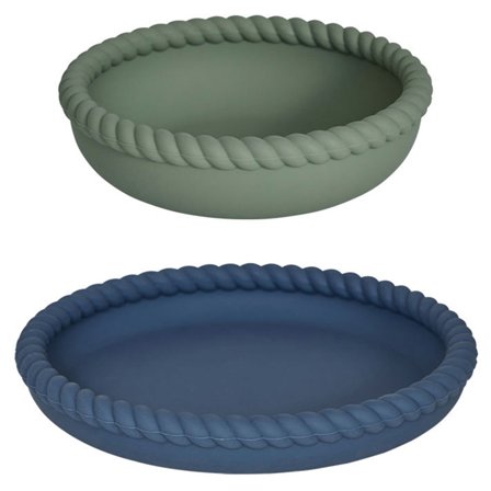 OYOY Mini Mellow barnservis, blue/olive | Fler produkter > Barnprodukter > Skålar & Tallrikar > Barnservis | Bagaren och Kocken