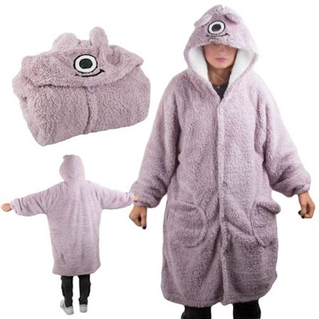 Varm oversize filt sweatshirt xl tjock 2in1 päls hooded filt sweatshirt tjock