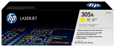 HP 305A gul LaserJet-tonerkassett, original, 884962772379