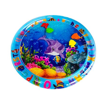 Sanserike Vannmatte for Katt og Hund - Tykk Vannlekematte - Katt-leker for Kjedelige Innekatter - Interaktive Leketøy for Katter - 65cm