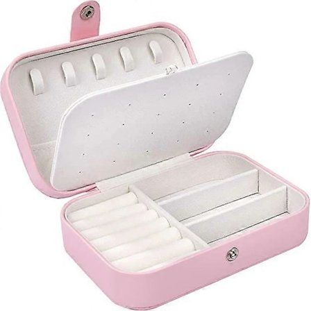 Jewelry Box Women Travel Jewelry Organizer Multifunctional Small Jewelry Storage Case for Rings, Earrings, Necklaces, Bracelets