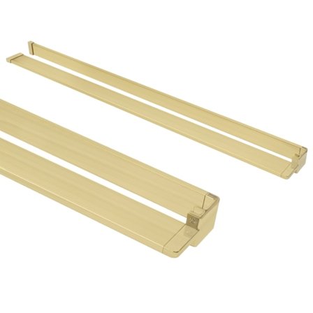Handdukshängare Hylla EVO Borstad Guld för duschväggar