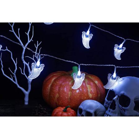 1 St Halloween Light String Pumpa (gul)