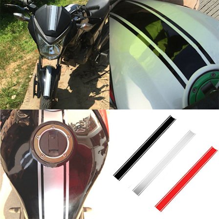 3 stk 50cm Bil Motorsykkel Klistremerke DIY Drivstofftanklokk Refleks