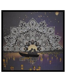 Perlenstickerei Romantik - Abris Art