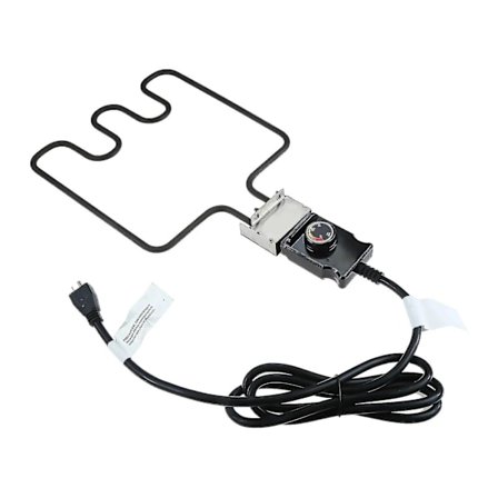 Elektrisk Røgeovn Grill Varmeelement med Justerbart Termostatkabel Rustfrit Stål Kontrolenhed 1500W 10°C-204°C til Masterbuilt