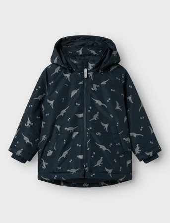 name it Nmmmax Pa Jacket Ref Aop Noos - Navy - 104