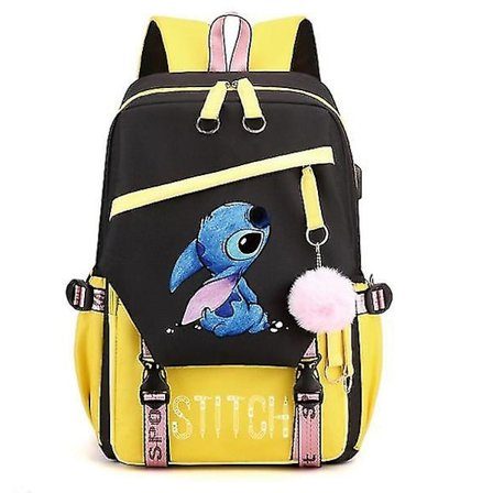 Stitch USB Ladattava Koulureppu Pojille ja Tytöille