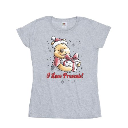 Disney Dam/Kvinnor Nalle Puh Kärlek Presenter Bomull T-shirt