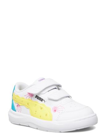 Puma Evolve Court Spongebob V Ps Lave Sneakers Multi/mønstret PUMA*Betinget Tilbud