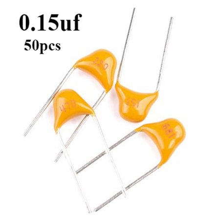 50 stk Single Stone kondensator kondensator 0,15UF 0,15UF