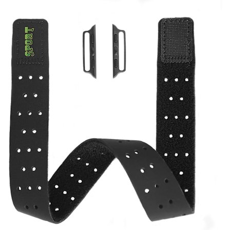 2025 Senaste Modell Sport Edition Armband - Elastiskt och Andningsbart Lycra Armband för Apple Watch Svart 38/40/41mm