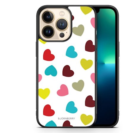 Bjornberry Skal iPhone 13 Pro - Hjärtan