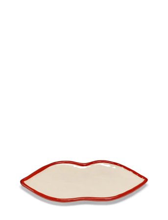 Serax Serving Dish M Red White Set/4 - Cream - 22 CM
