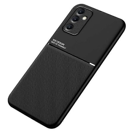 Stødsikkert Cover til Samsung Galaxy A54 5G Telefon Cover Linjer Præget PU Læder TPU Cover