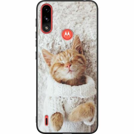 Motorola Moto E7i Power Svart Skal Kitty Sweater