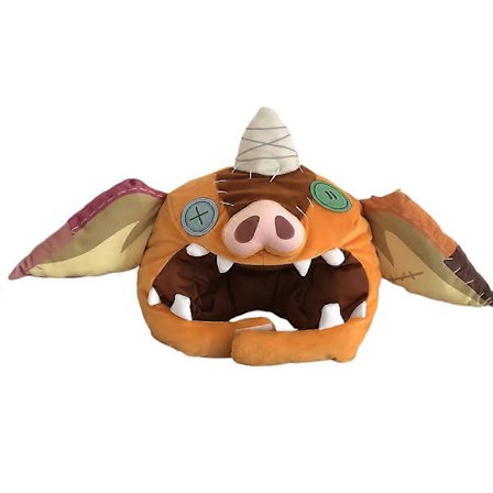 Børn og voksne BOTW Bokoblin Maske TOTK Link Grise Plys Fuld Hoved Hætte Maske Hat (LGL)