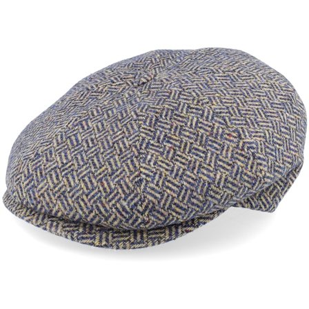 Borsalino - Béžová flatcap Kšiltovka - Picrico Basket Stitch Hat Camel Flat Cap @ Hatstore
