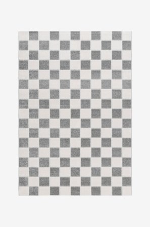 KM Home - Flatvevd teppe Hawaii - Grå - Glattvevde tepper - 200X290 - Fra Homeroom