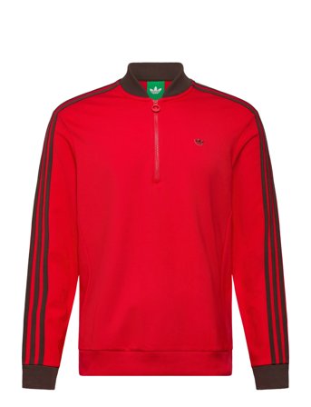 adidas Golf Originals F 3 Str 1/4 Zip - Red - S
