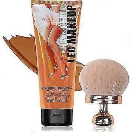 Miracle De Paris Benmakeup Cream & Borstset, Miracle De Paris Kroppstäckning Perfector, All Over Complexion Perfector för Ben, Smink för att täcka 