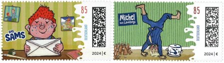 Tyskland - Emil Lønneberg og Das Sams - Postfrisk sæt 2v