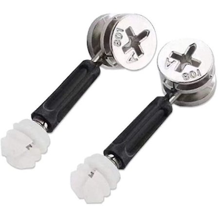 3-in-1 Kalusteiden Liitäntäsetti, Kammen Kiinnitys